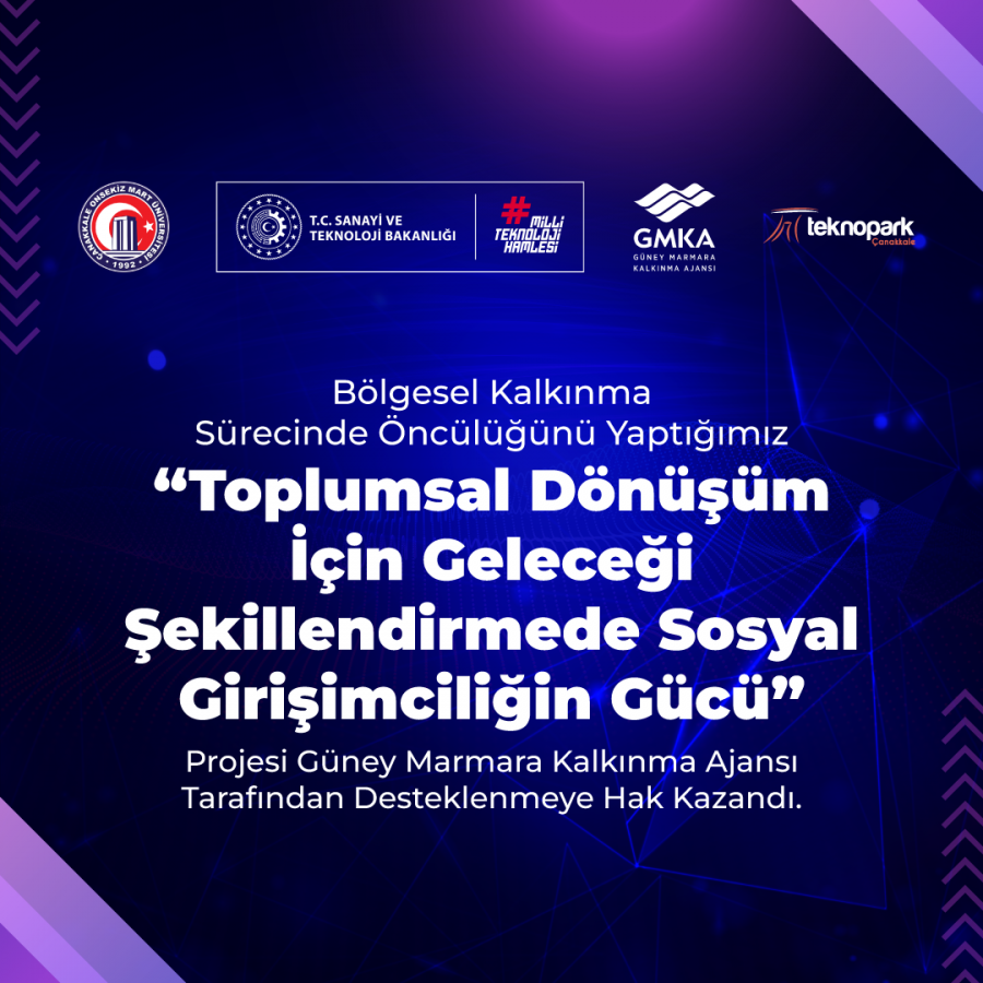 Güney Marmara’da “Sosyal Girişimcilik” Çanakkale Teknopark öncülüğünde ivme kazanacak. 