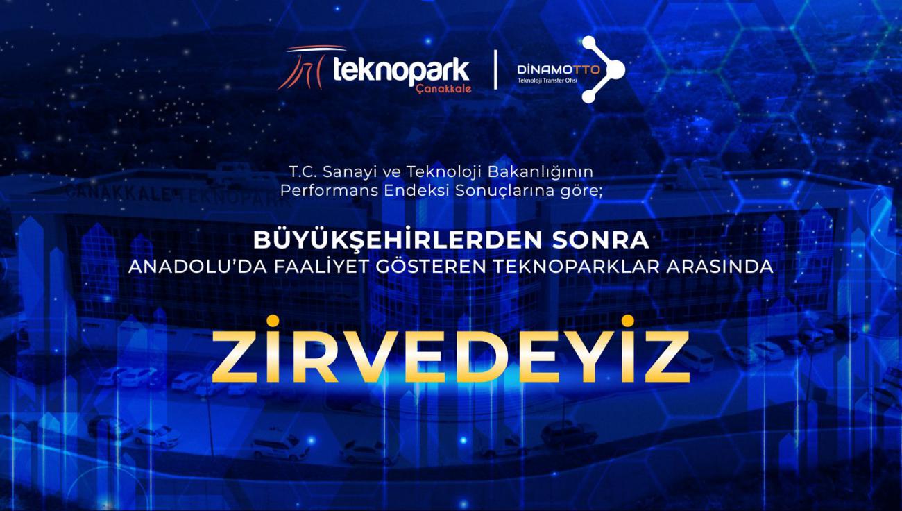 Çanakkale Teknopark Anadolu'da Yine Zirvede