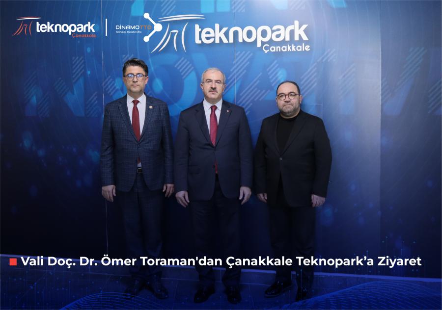 Vali Doç. Dr. Ömer Toraman’dan Çanakkale Teknopark’a Ziyaret