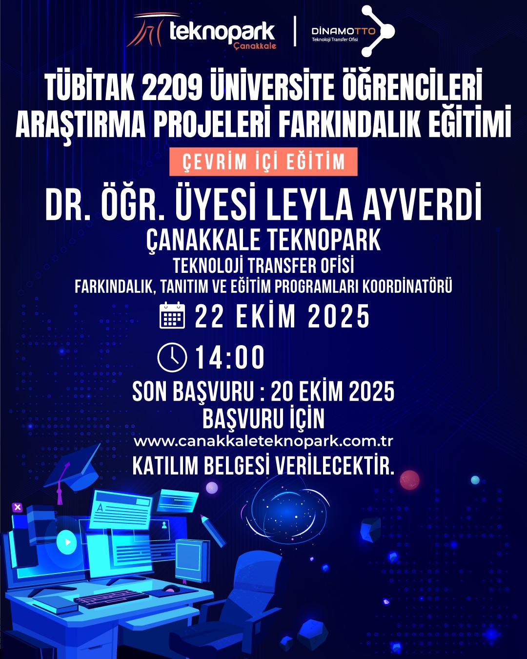 TÜBİTAK 2209 Üniversite Öğrencileri Araştırma Projeleri Farkındalık Eğitimi TÜBİTAK 2209 Üniversite Öğrencileri Araştırma Projeleri Farkındalık Eğitimi
